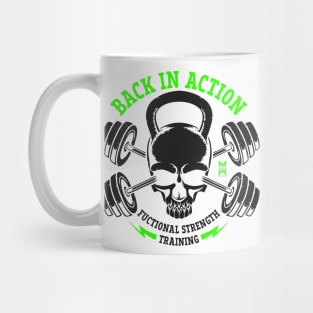 back in action Mug